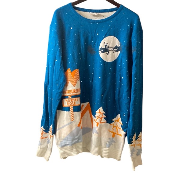 Whataburger Sweater 2021 Ugly Christmas Holiday Sweater Mens 3XL - Picture 2 of 8